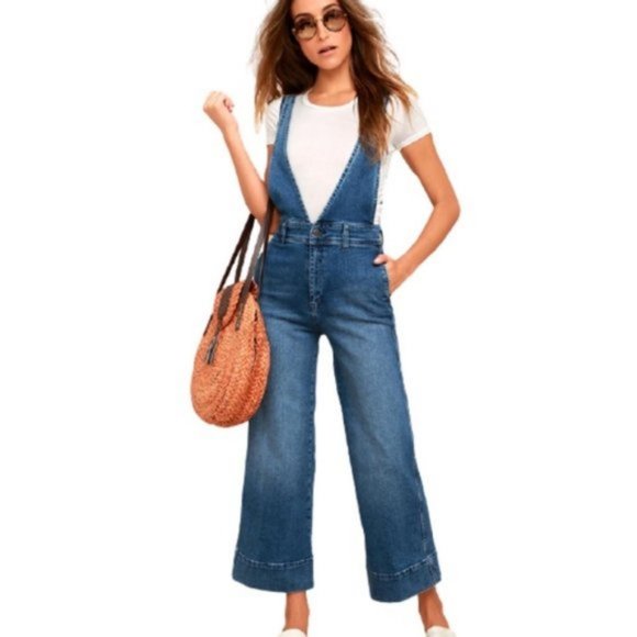 Free People Pants - Free People Denim Overalls/Jumpsuit